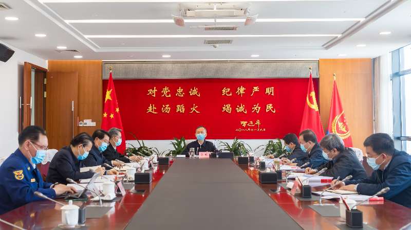 www操操逼黄明在应急管理部党委会上强调 着力加强党委班子自...